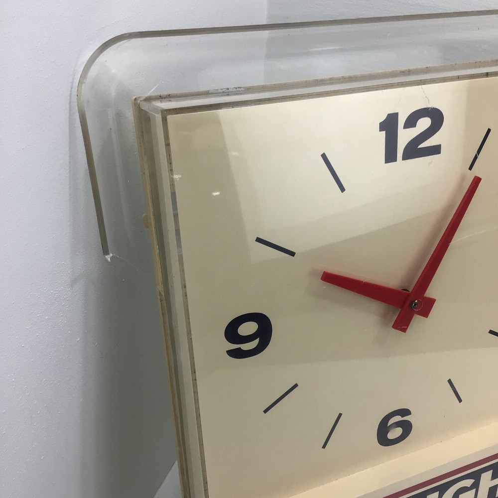 Vintage 1991 Bud Light Backbar Battery Clock, Non-Working