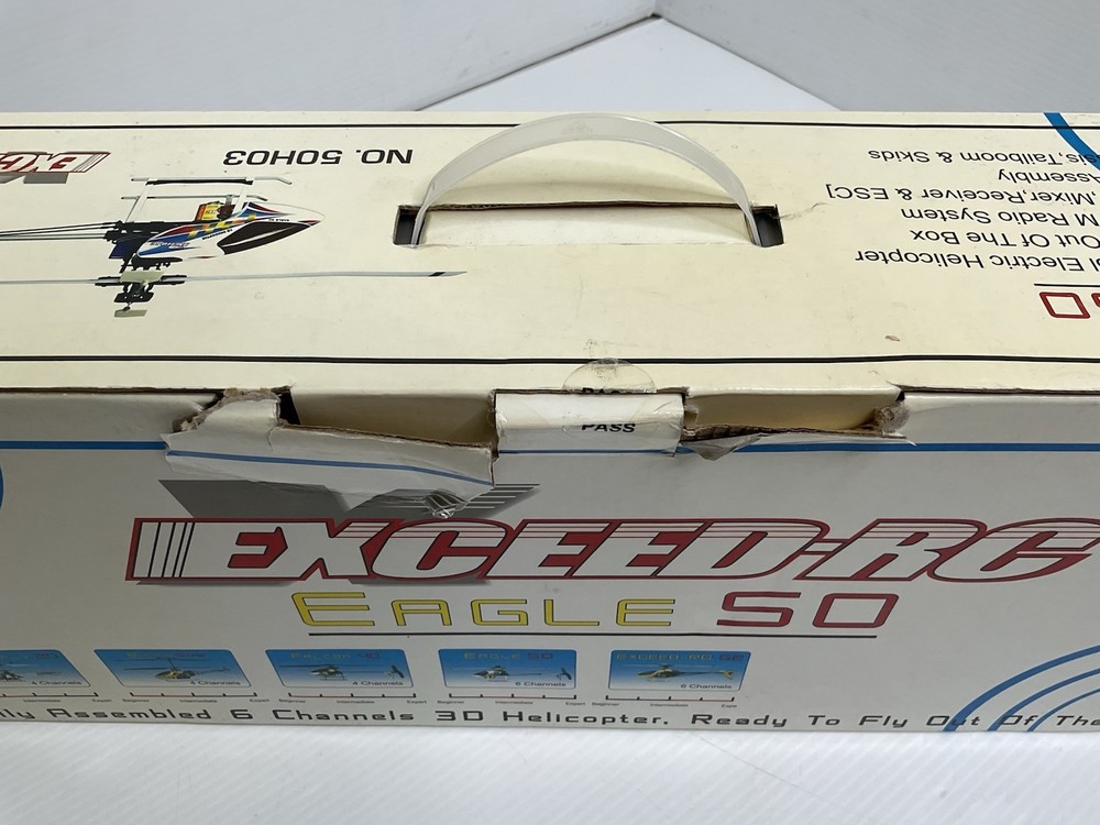 Exceed Eagle 50 RC Remote Control Six Channel Electric 3D Helicopter *NOT TESTED