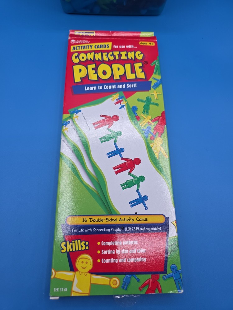 Learning Resources Connect People Educational Set Complete Kit with Activit Card