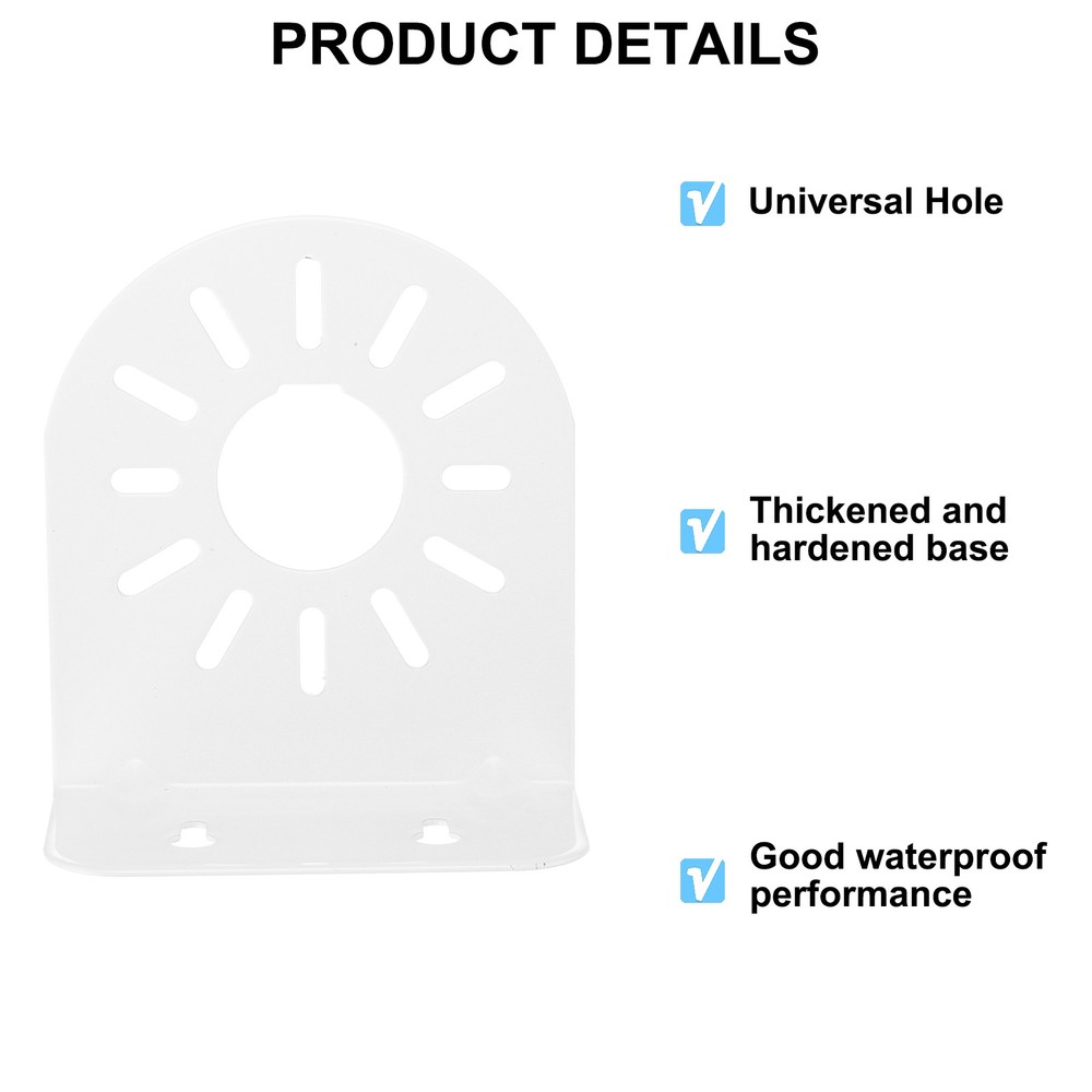 1 Pack Dome Security Camera Mounting 4.5" L-Shape IP Camera Bracket, Steel