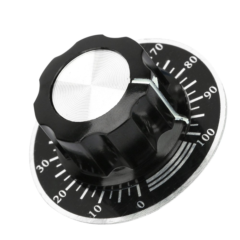 5 Knurled Potentiometer Knobs Durable Volume Control Cap DIY Accessories Premium