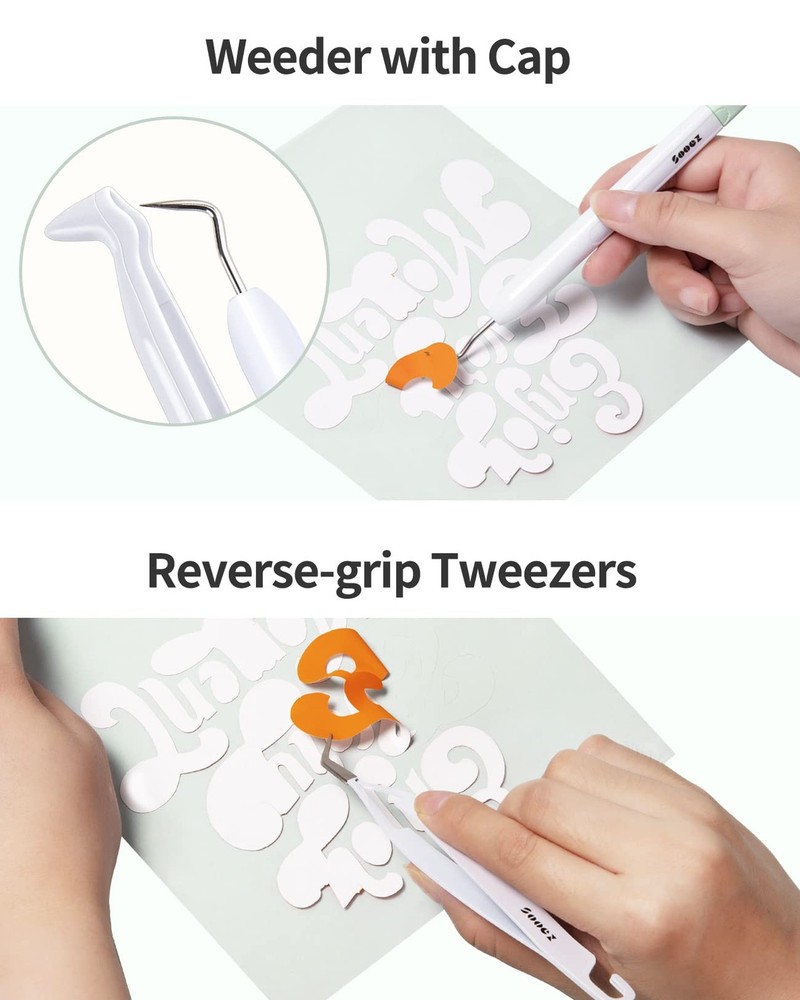 Weeding Tools for Vinyl, 6PCS Basic Tools Set, Precision Craft Vinyl Tool Kit...