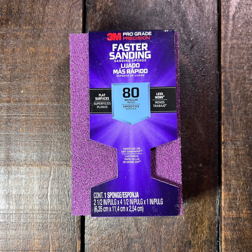 3M 80 Grit “Faster Sanding” Sanding Sponge