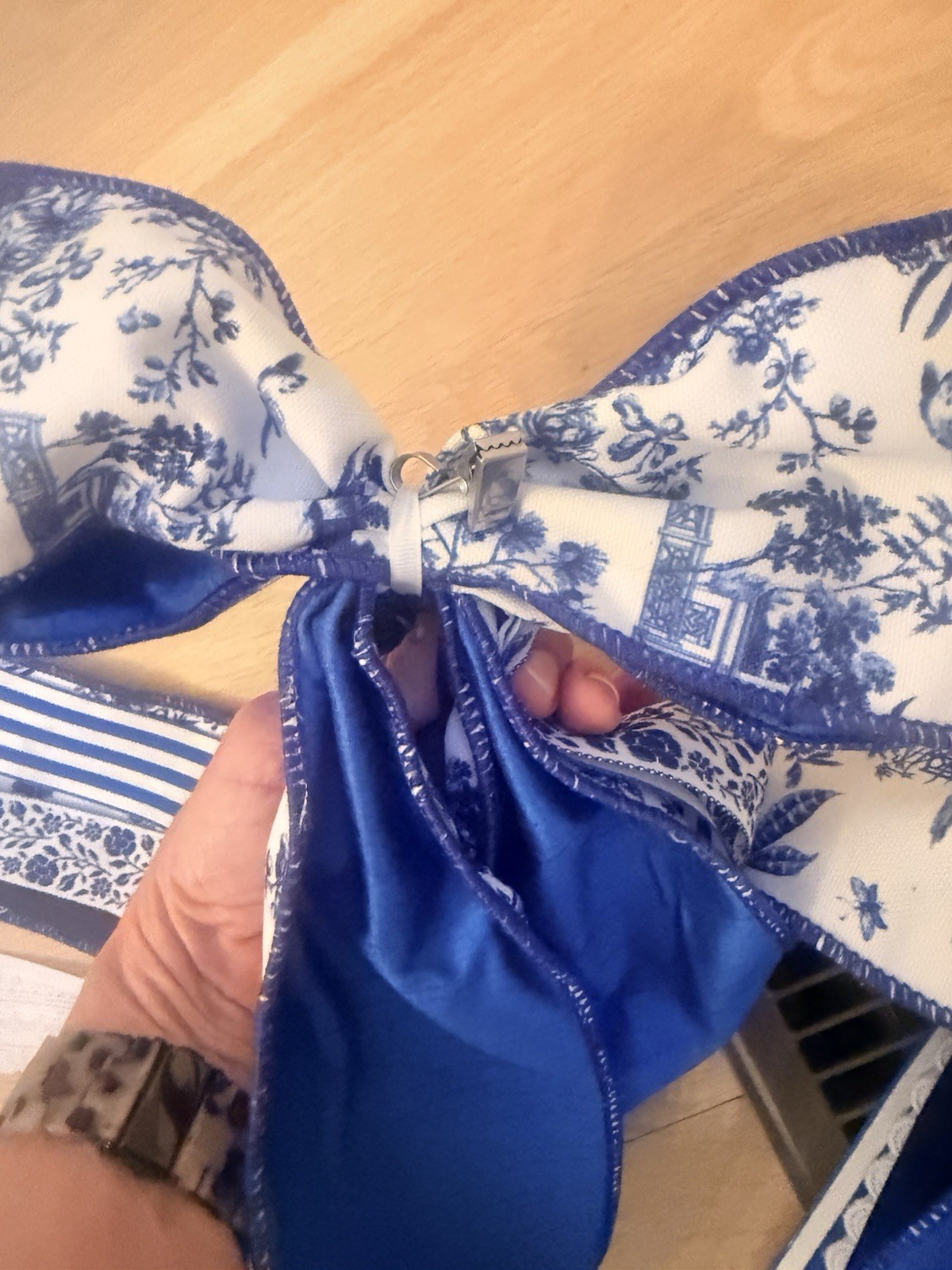 Two Haven Haus Ginger Jar Wreath Ribbons