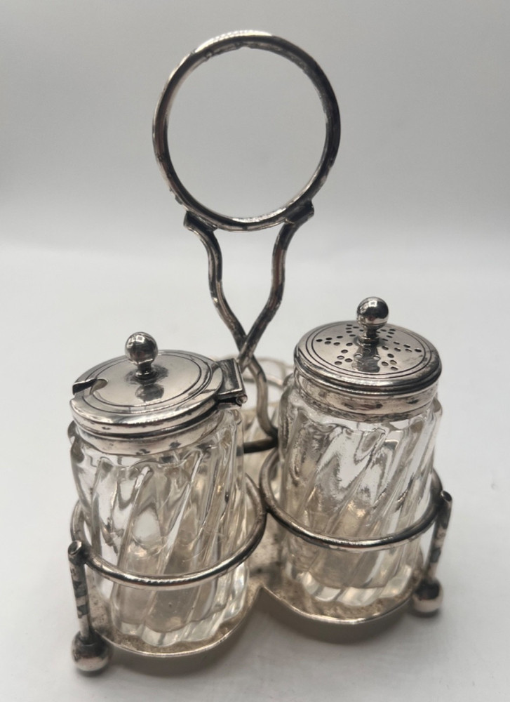 antique condiment set