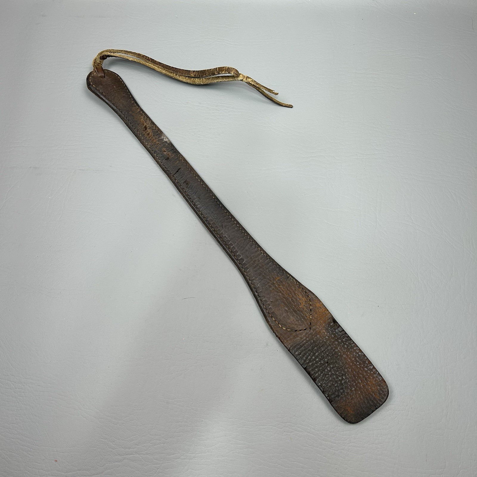 Vintage Leather Horse Riding Crop BDSM Whip Wrist Loop