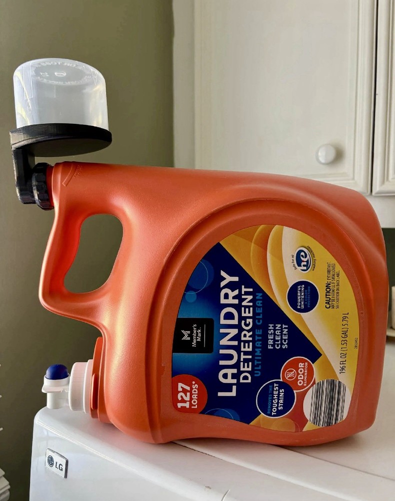 Laundry Detergent Cap Holder