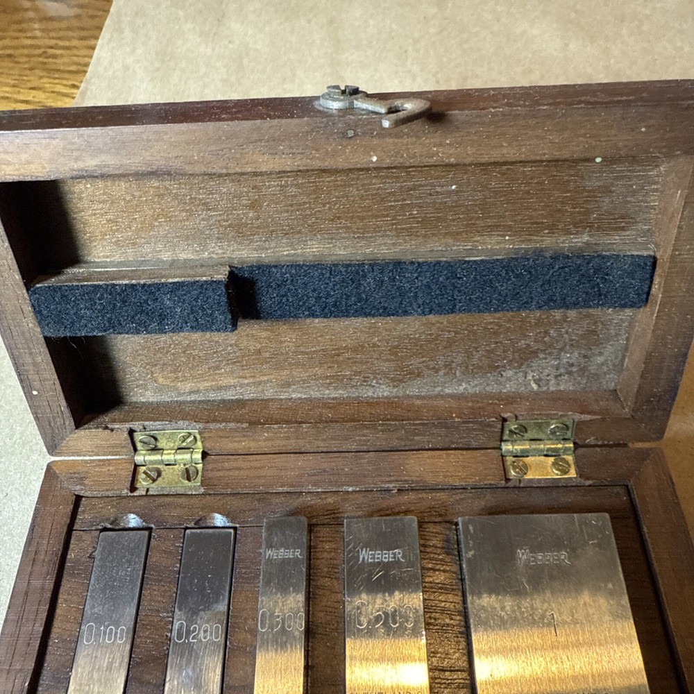 taft-pierce webber precision gage blocks cleveland 5 Pc