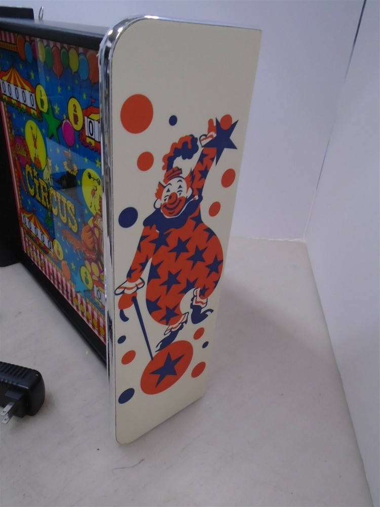 Bally Circus Pinball Head LED Display light box