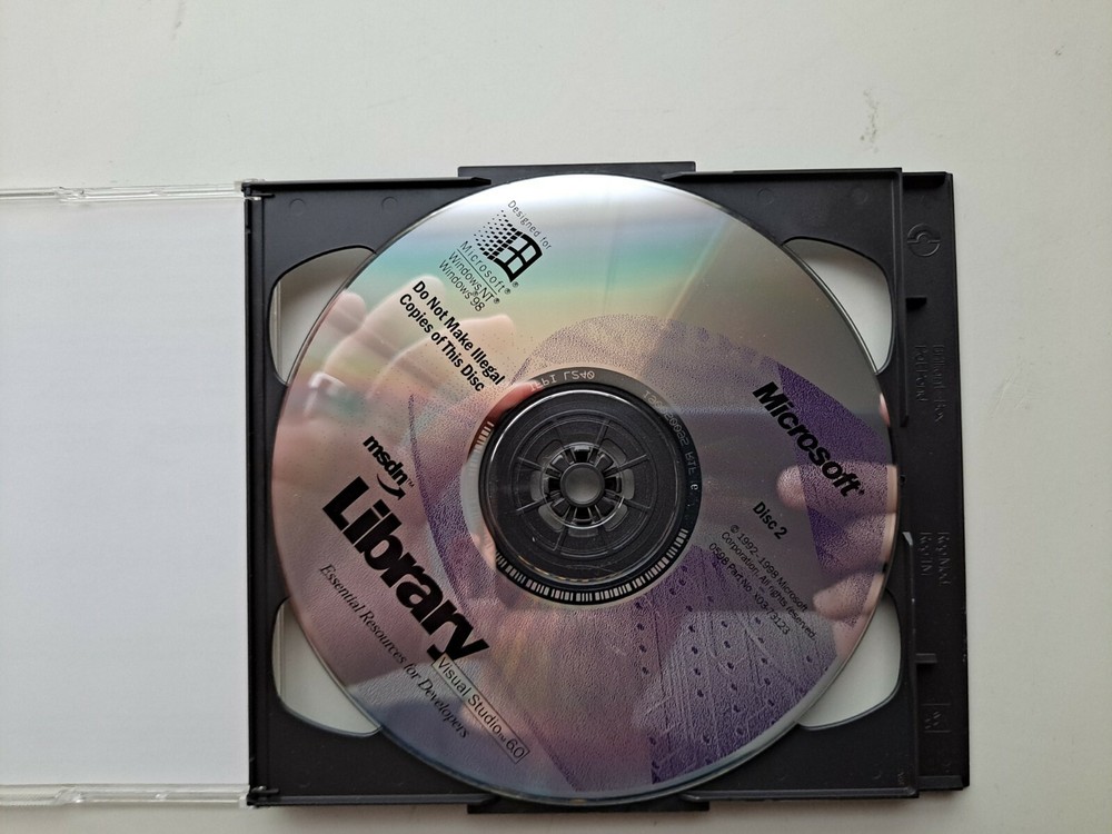 Microsoft MSDN Library Visual Studio  6.0 Two CD Set for Windows98 Windows NT