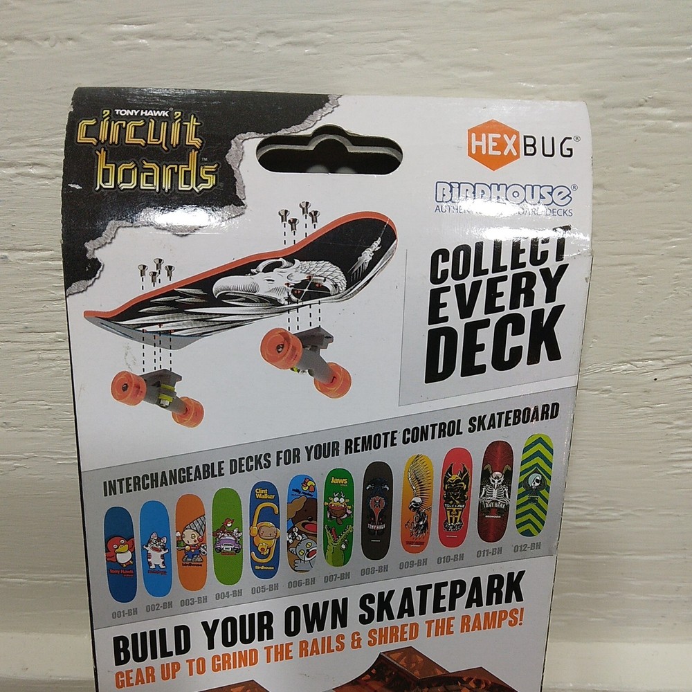 HEXBUG Tony Hawk Circuit Boards Tri Pack Interchangeable Decks Remote Control