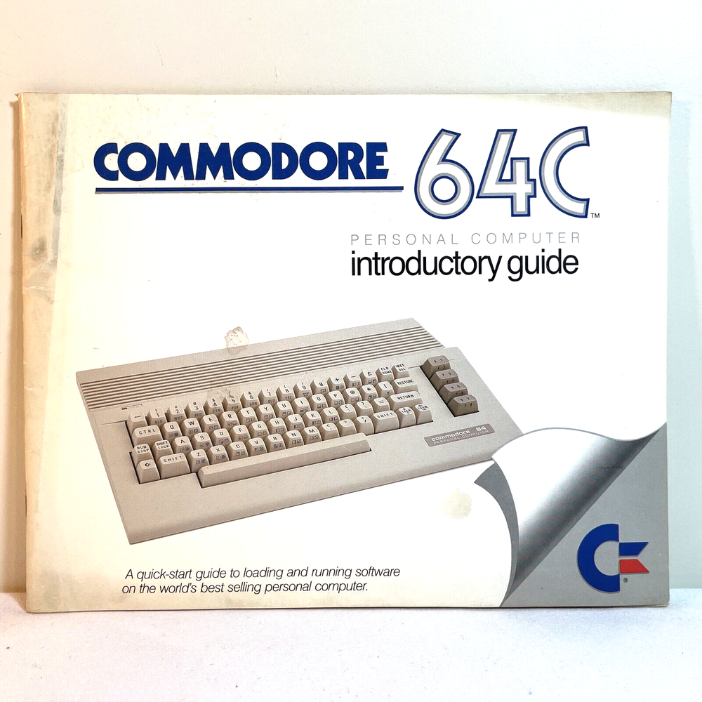 COMMODORE 64 Computer Vintage VTG Original **BOX, GUIDES & FOAM INSERTS ONLY**