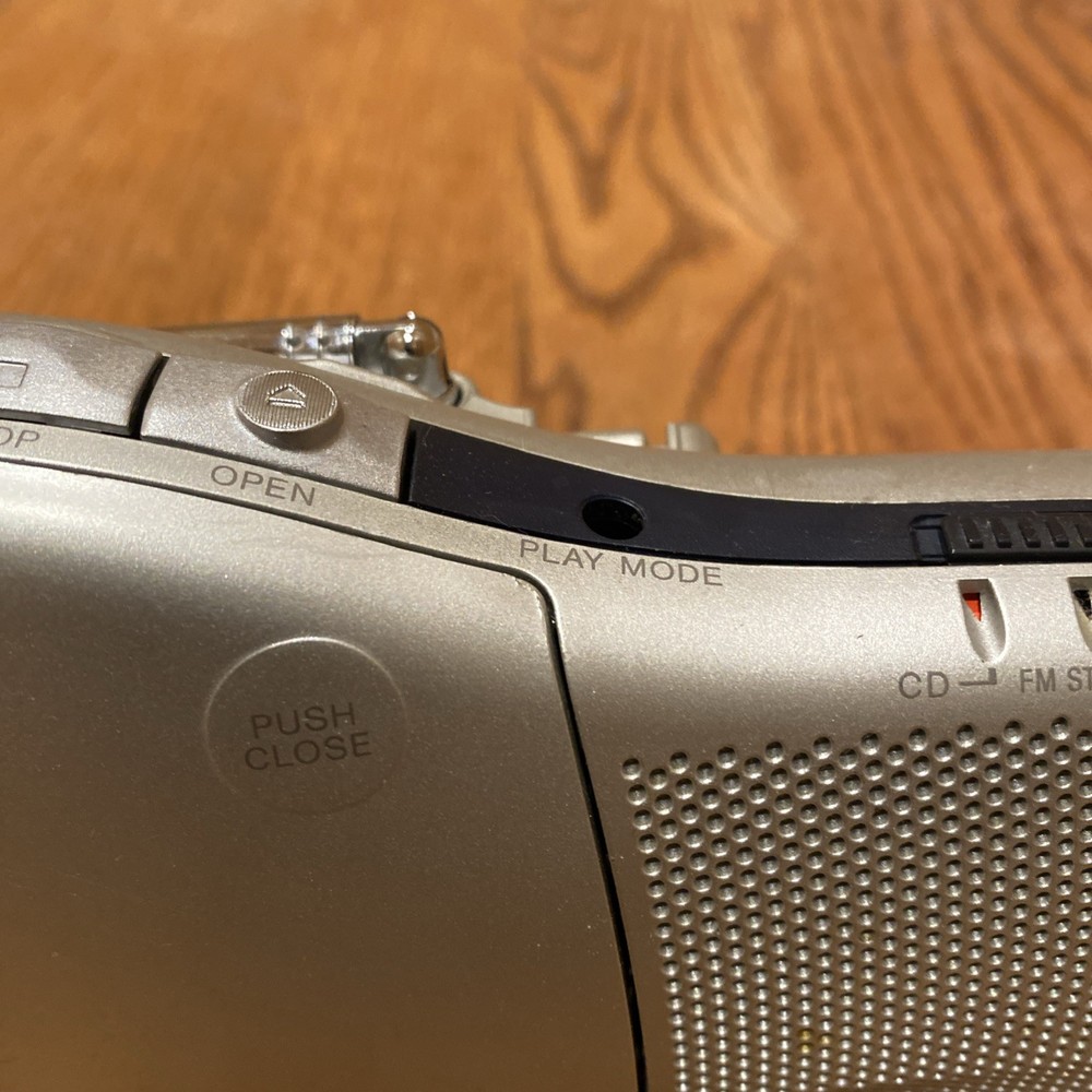 Sony Radio AM FM CD Boombox CFD-E10 Audio System Missing Play Mode Button
