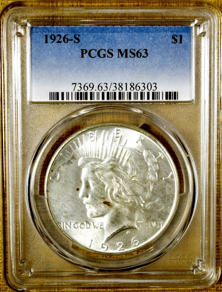 1926-S PCGS MS63 Peace Dollar