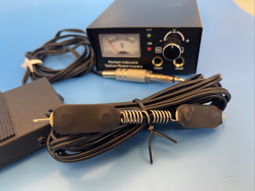PORKET INDICATE TATTOO POWERSUPPLY POWER SUPPLY Untested