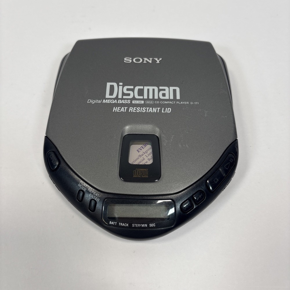 Sony Discman Walkman D-171 Compact CD Player Digital Mega Bass Tested