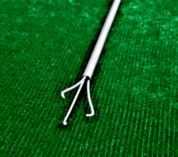 Hysteroscopy PCNL Tripronge Forceps 7FR 40cm Round Handle Reusable Instruments