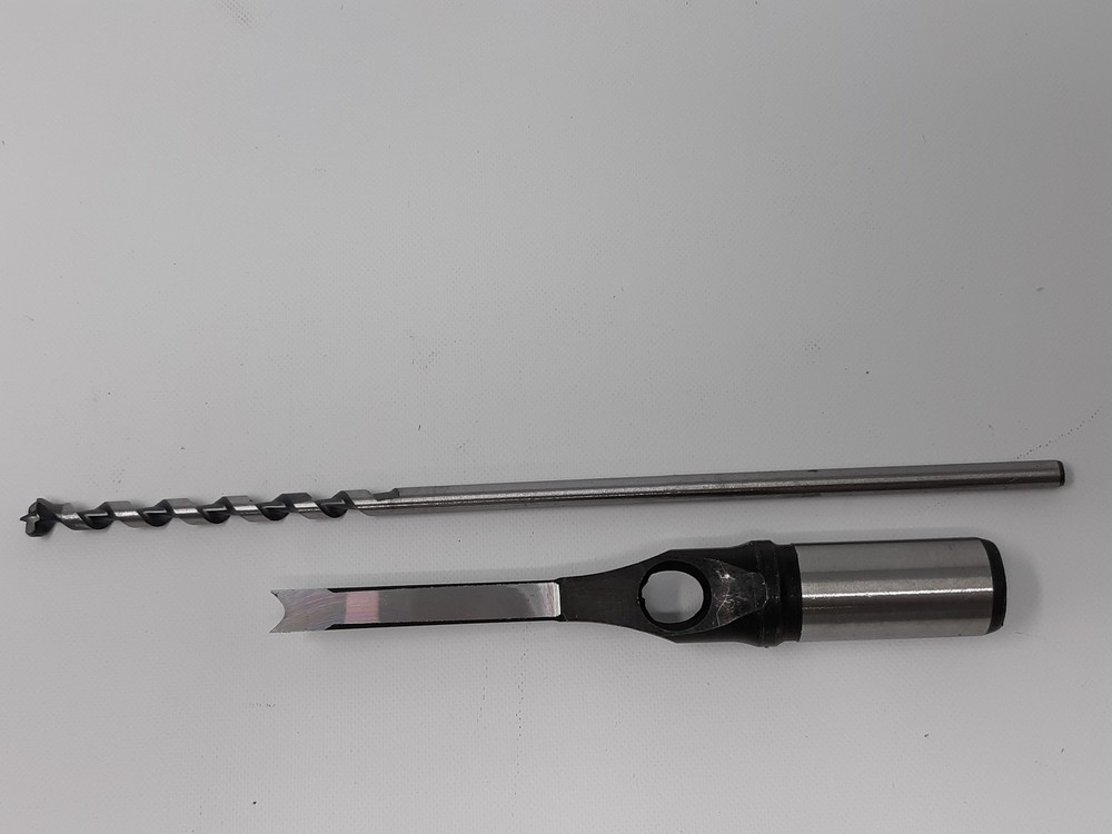 8mm Mortise Chisel Bit Set with Drill Bit