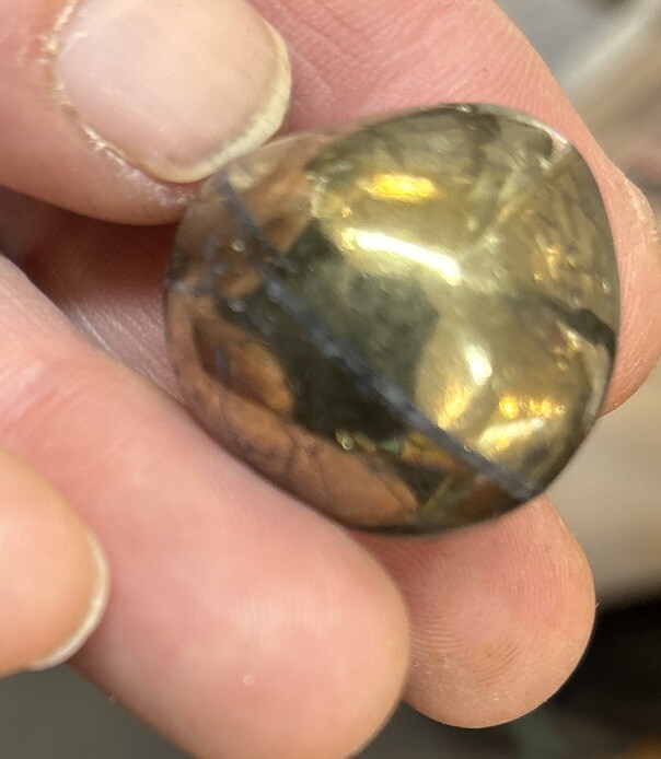 1 Piece Tumbled Chalcopyrite Average Size 30 Grams
