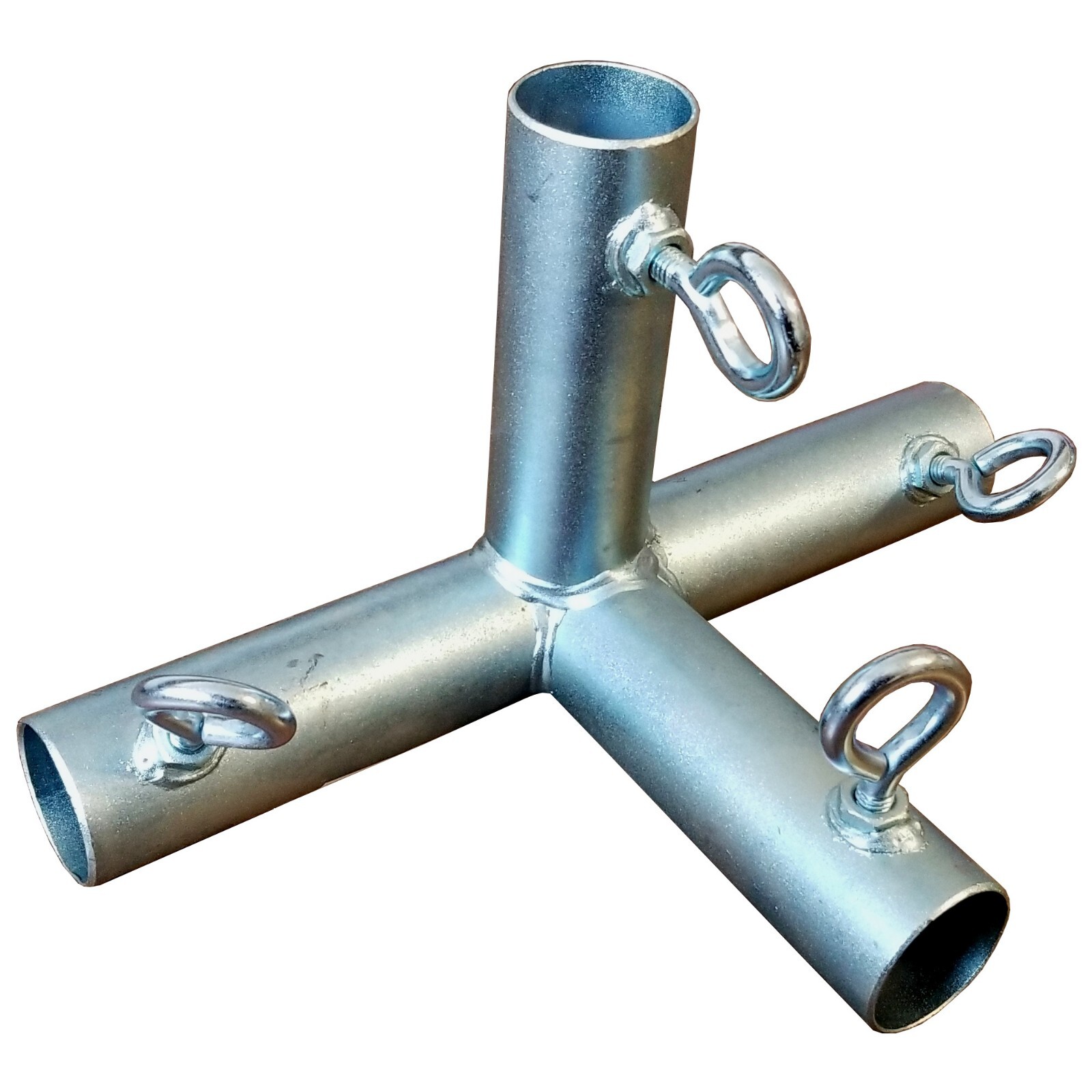 Canopy Frame Fittings 4-Way Flat 1-3/8'' Inside W/ Eyebolts Lot FVF4