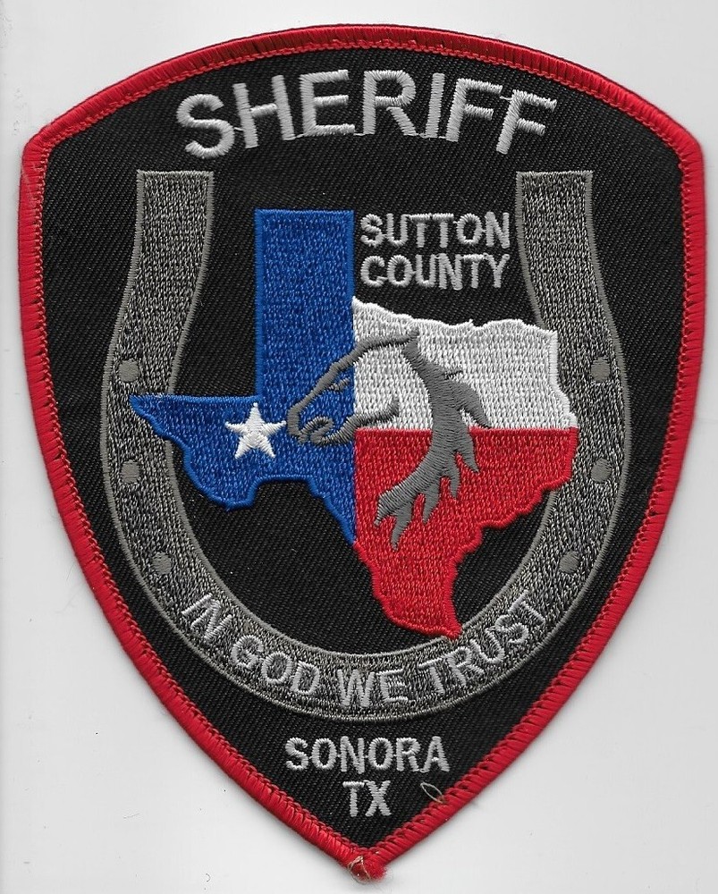 Sutton County Sheriff State Texas TX NEW