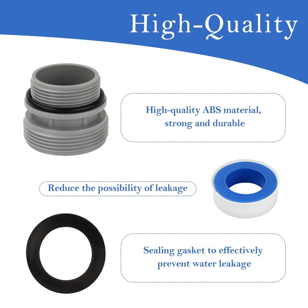 4 Pack 4560 Hose Conversion Adapters Kit Compatible with Intex 4 Pack, 2 set