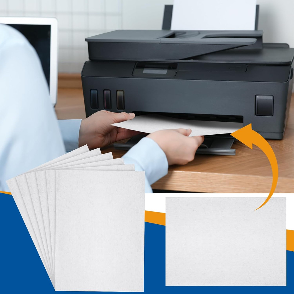 30 Pcs Printer Cleaning Sheet Scanner Cleaning Sheets Laser Printer Paper Pap...