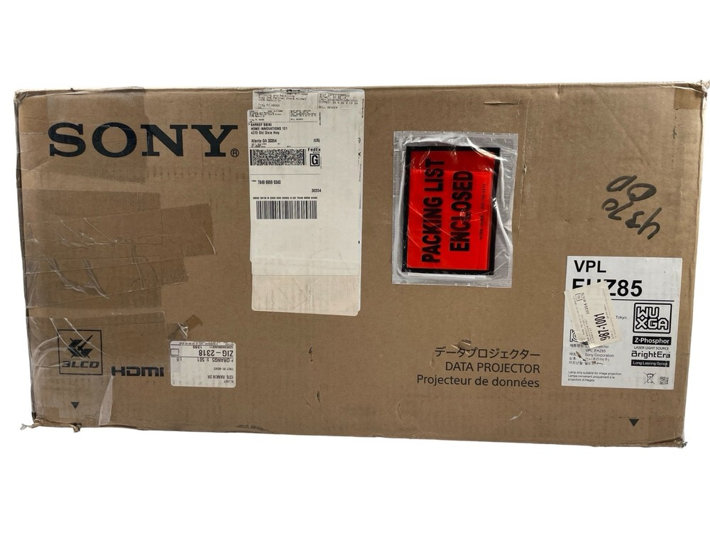 SONY Data Projector VPL-FHZ85