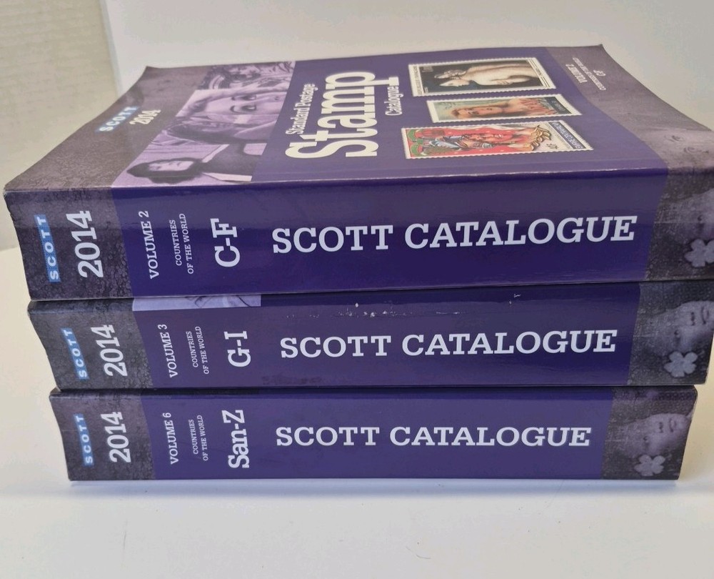 2014 Scott Standard Postage Stamp Catalogue VOL. 2,3,6