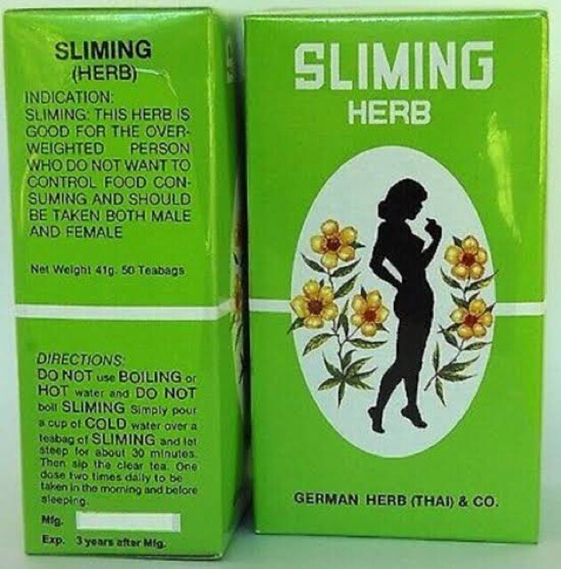 German Herb Sliming Herb/Slimming Tea/Thai Herbal Tea/Diet Tea 50 Tea Bags