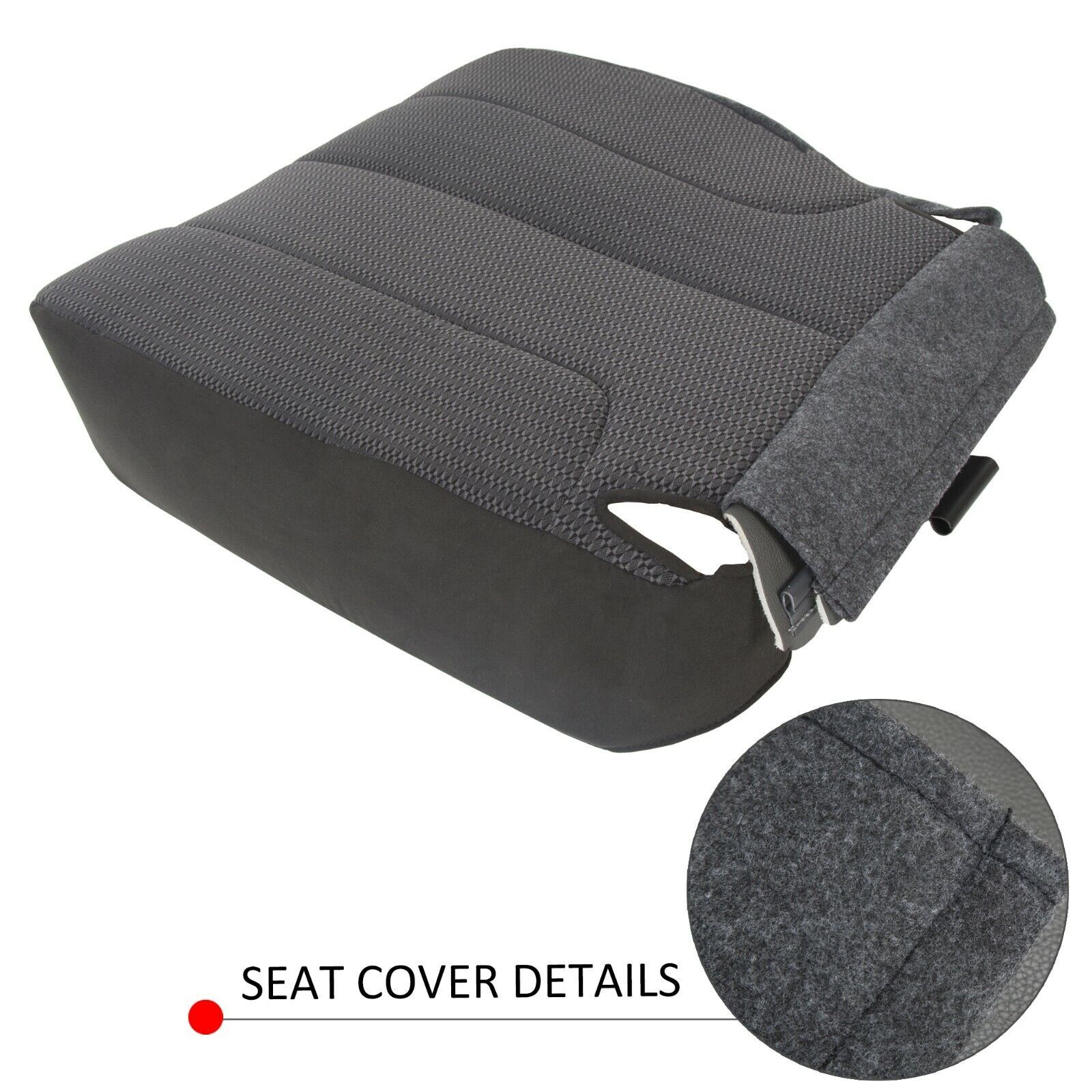 Fits 2002-2005 Dodge Ram SLT ST 1500 2500 Driver Bottom Seat Cover+Foam Cushion