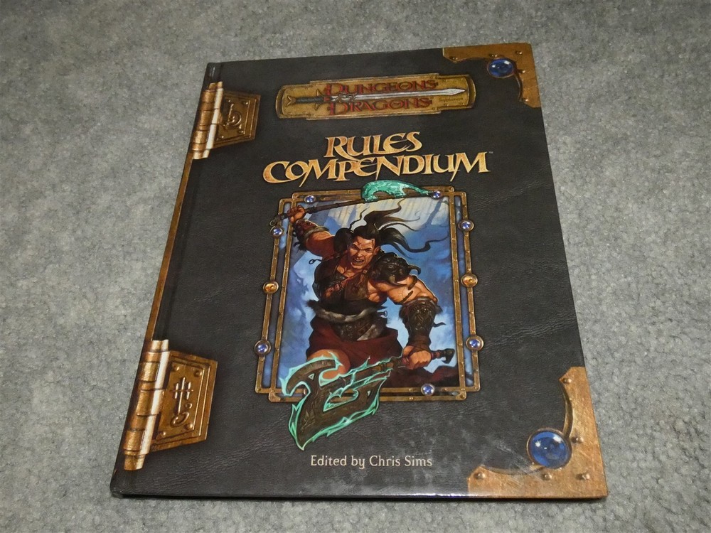 D&D D20: Dungeons & Dragons Rules Compendium Hardcover