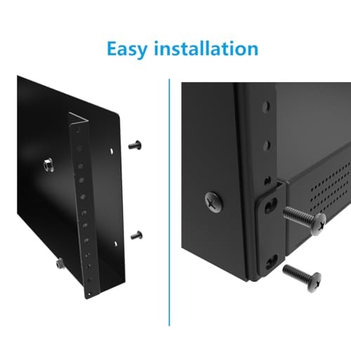 Wall Mount Patch Panel Bracket- 14 inches Deep Network Rack for Network 4U
