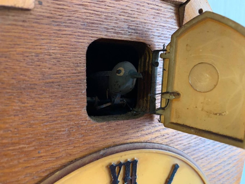 Soviet Vintage Cuckoo clock, USSR clock, Soviet working clock, Working cuckoo