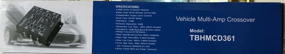 Deejay LED - TBHMCD361 - Multi-Amplifier Crossover