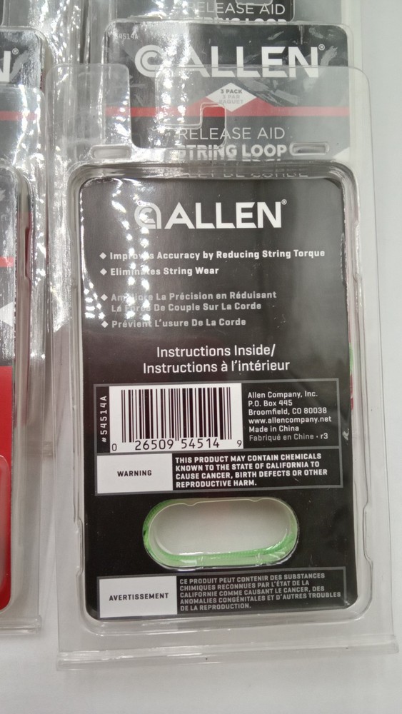 ALLEN Company Release Aid String Loops for Compound Bows BULK LOT