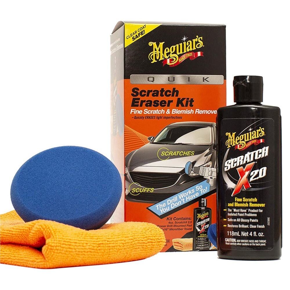 MEGUIAR'S Meguiars Quik Scratch Eraser Kit, Quick Scratch Removal Kit