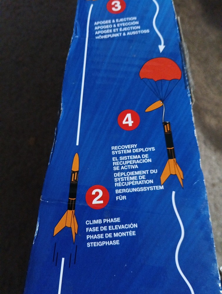 Estes 1427 Alpha III Model Rocket Launch Set E2X Model Rocket Kit 1150 Ft 351 M