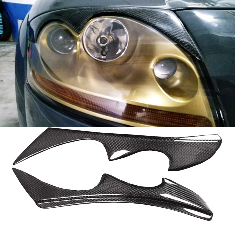 1998年至2006年奥迪TT MK1纯正碳纤维前照灯眉