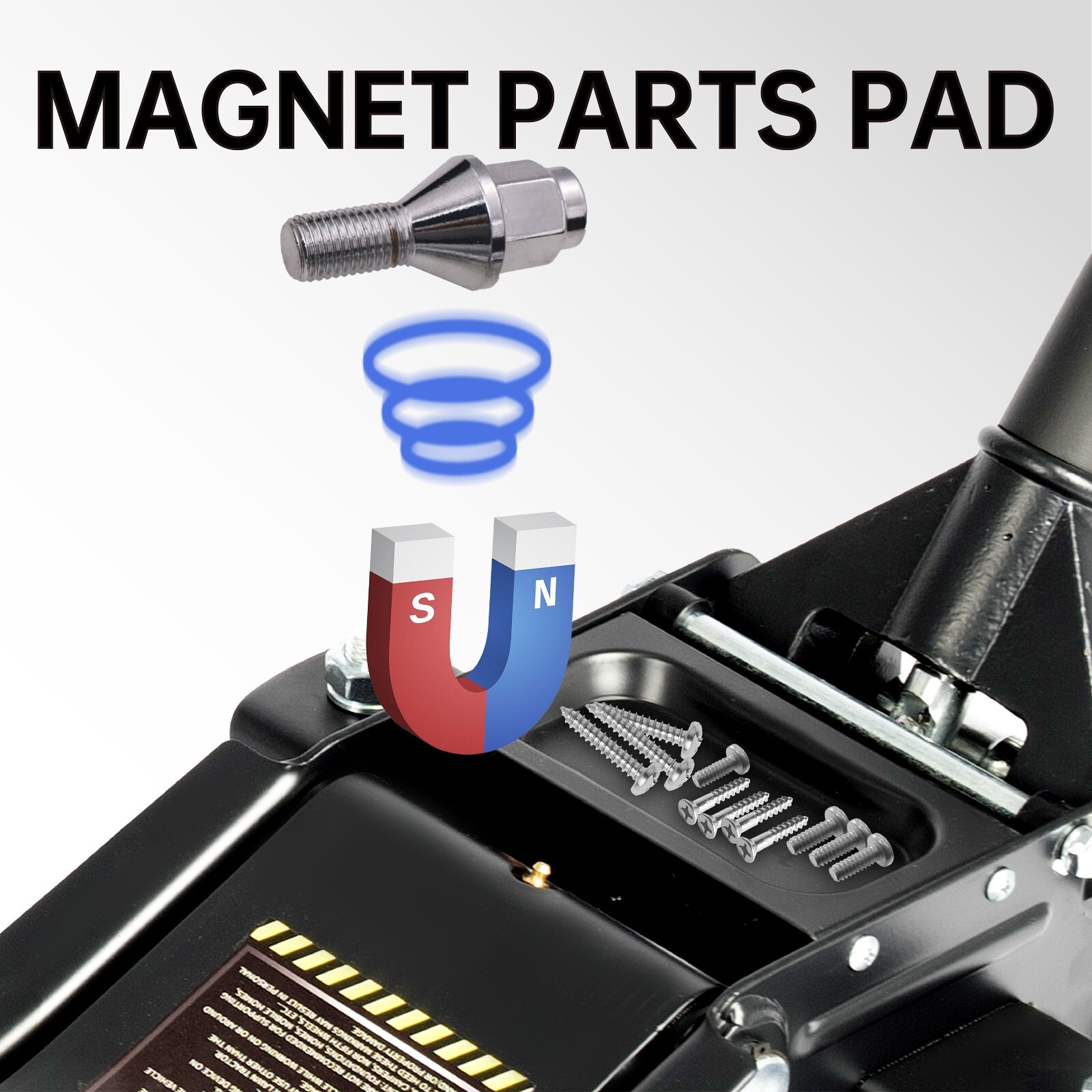 3-Ton Low Profile Hydraulic Floor Jack with Dual-Pump and Foot Pedal, Red