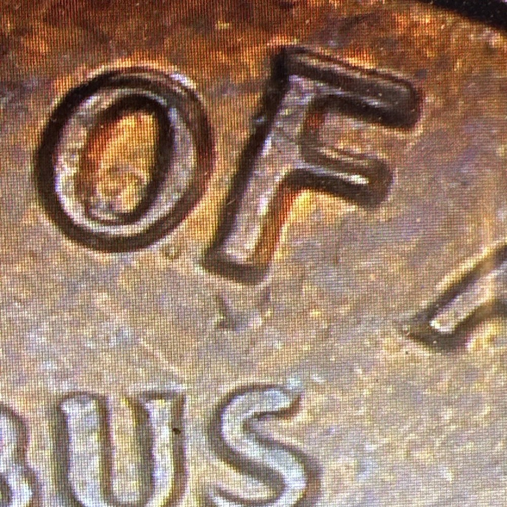 1964 Lincoln Memorial Cent Machine Doubling On Reverse Error!