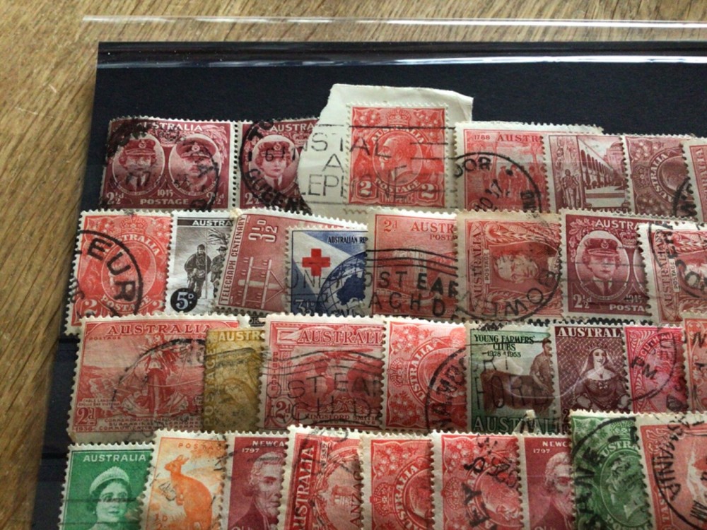 Australia mounted mint & used stamps A12502
