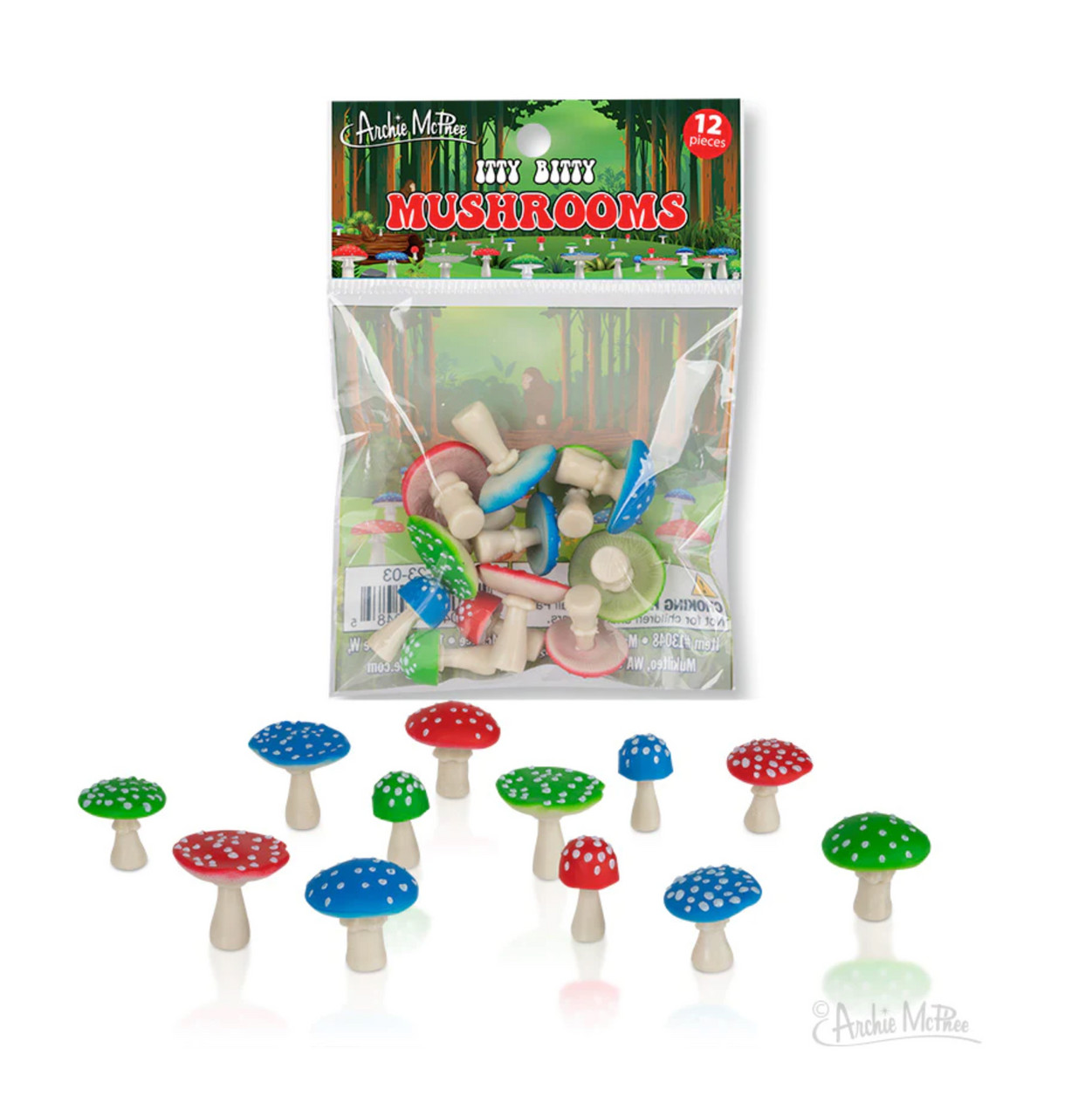 Archie McPhee Itty Bitty Mushrooms