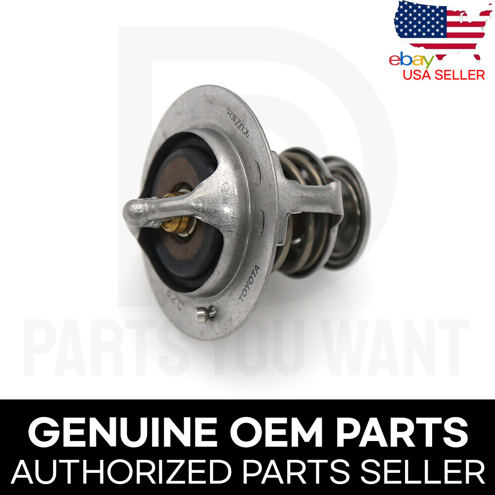 GENUINE Toyota Lexus OEM Coolant Thermostat 90916-03100 + Gasket 16346-50010 SET