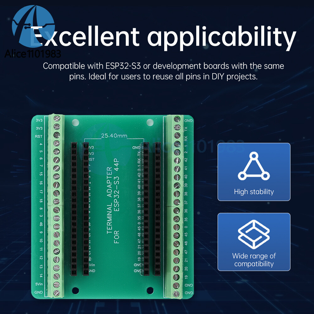 ESP32-S3 Expansion Board 44Pin Compatible With The Same Pinout.Development Board