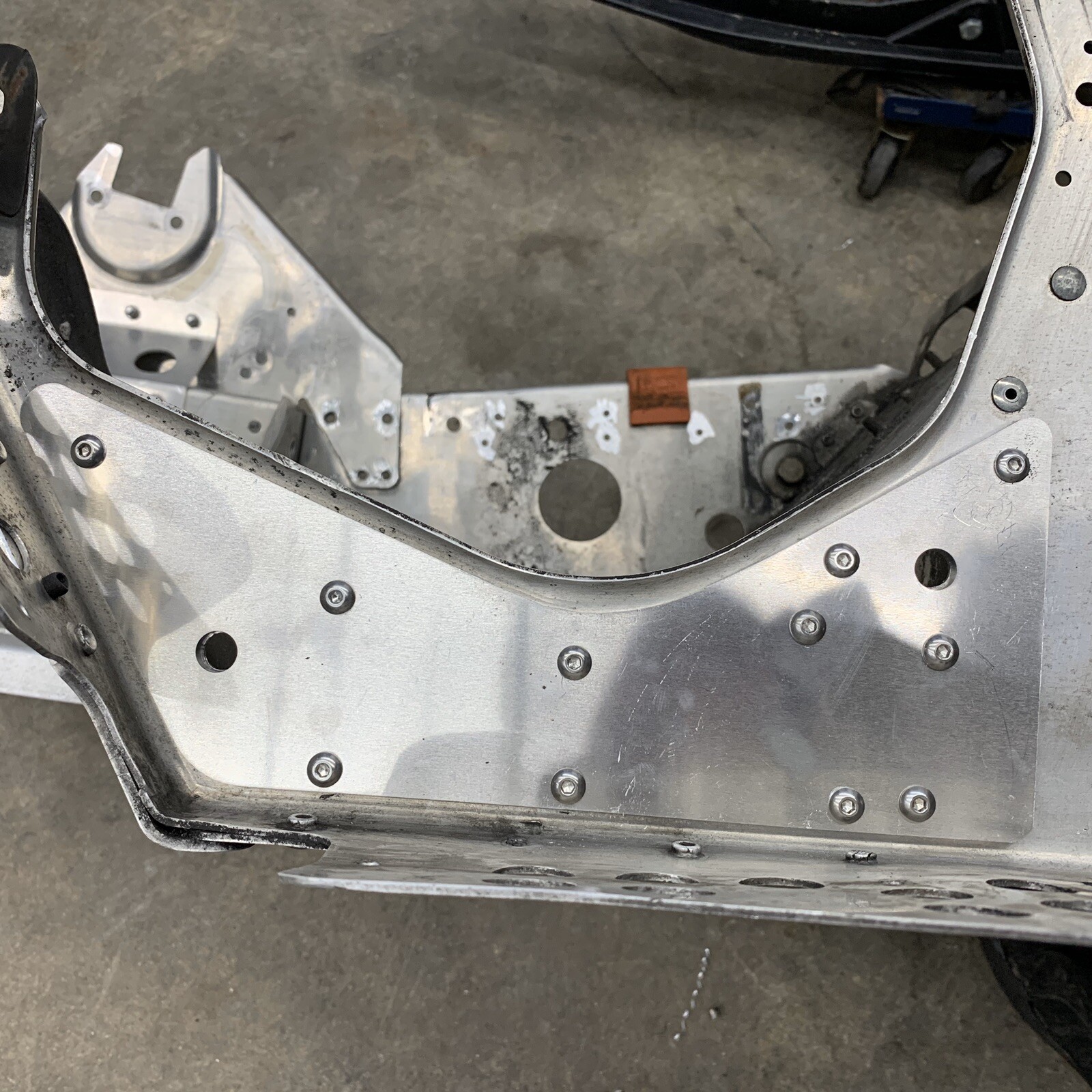 Jay Favel SkiDoo Rev Nun Bulkhead Brace Kit Ski-Doo Braces 6 Pieces SS Hardware