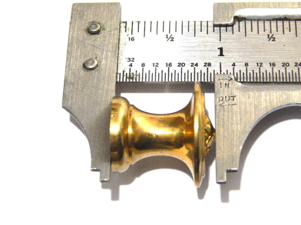 Brass Drawer Knobs Colonial Revival Depression Drawer Dresser Chest Pull