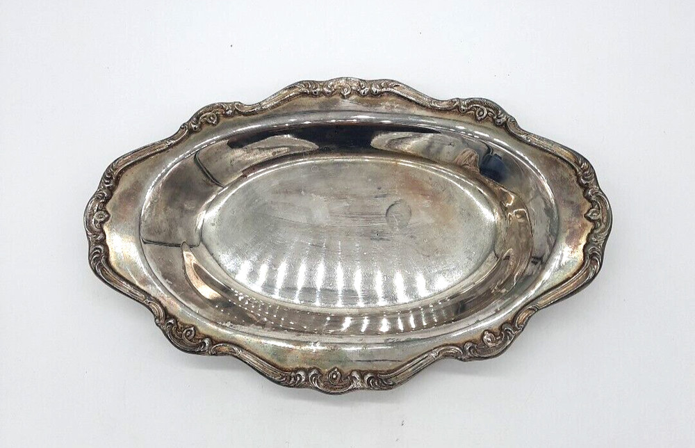 Vintage Gorham EP Brass 12.5" Oval Serving Platter