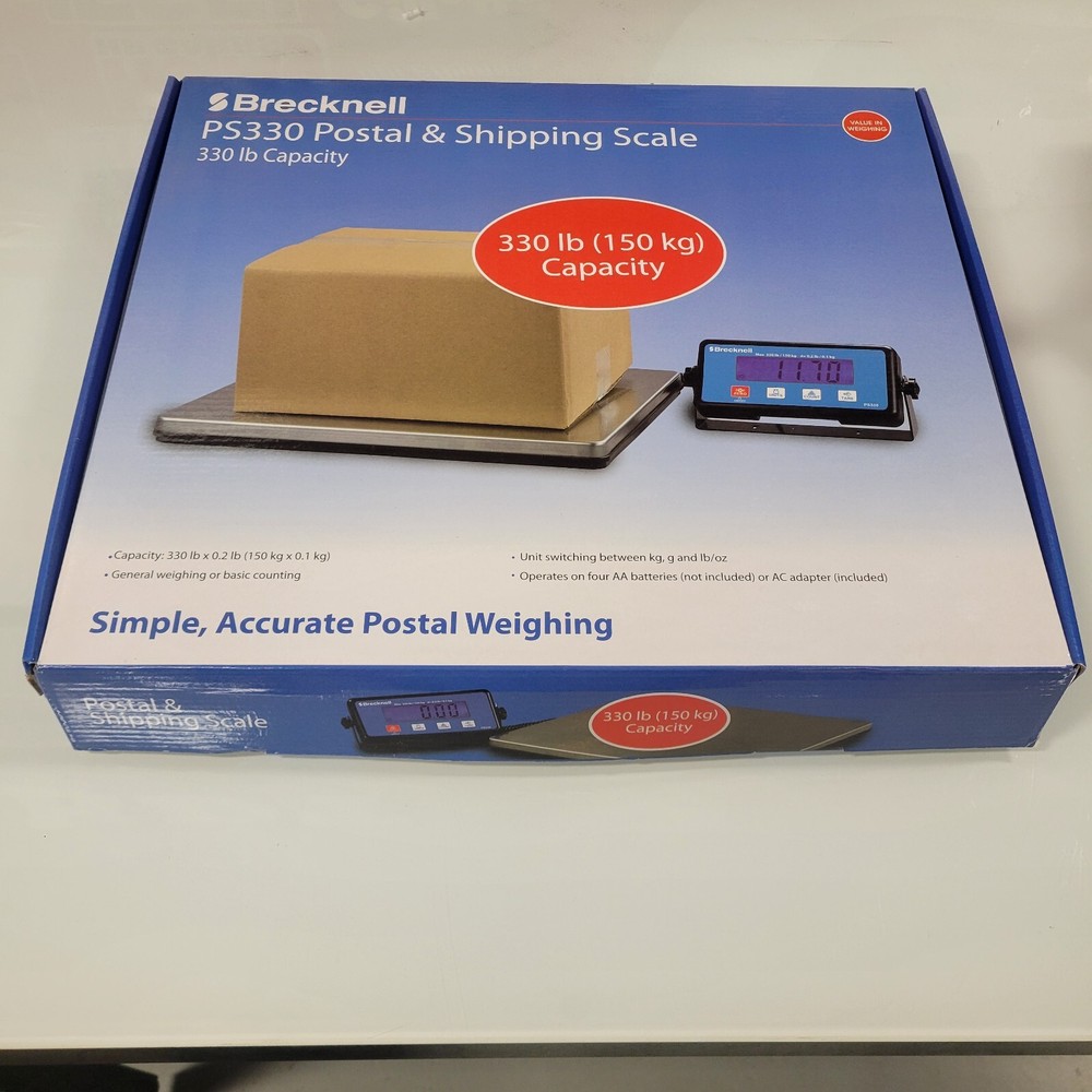 Brecknell,P330, POS Bench Scale w/ External Display, 330# Capacity