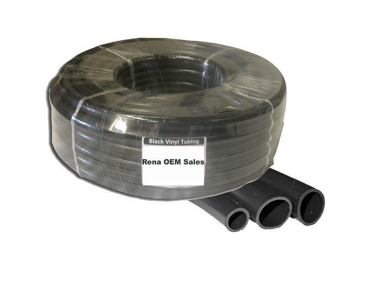 Rena OEM Black Vinyl Tubing 3/8" ID/20ft roll Aeration, Fountains, Lab Use